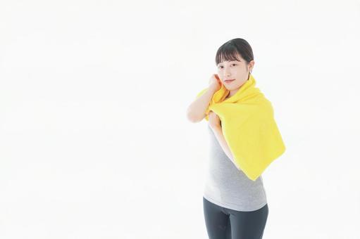 Photo, gym, running, japanese, 