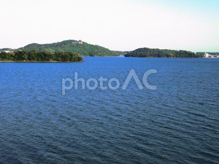 静岡県-浜名湖の風景 浜名湖,湖,汽水湖の写真素材