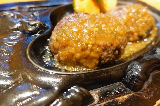 ハンバーグ ハンバーグ,グリル,グルメの写真素材