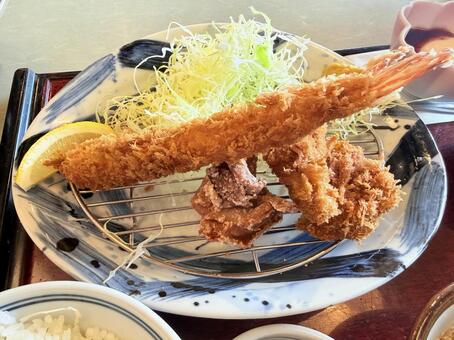 エビフライ エビフライ,とんかつ,揚げ物の写真素材