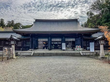 【奈良県】吉野町・吉野神宮 吉野神宮,吉野町,寺社仏閣の写真素材