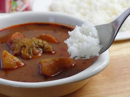 帆立スープカレー 帆立スープカレーの写真