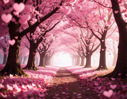 ガーリーな森林の風景06の写真