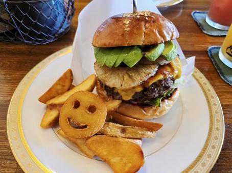 沖縄のハンバーガー 沖縄のハンバーガーの写真