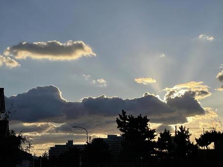 夕焼け空 夕焼け空の写真