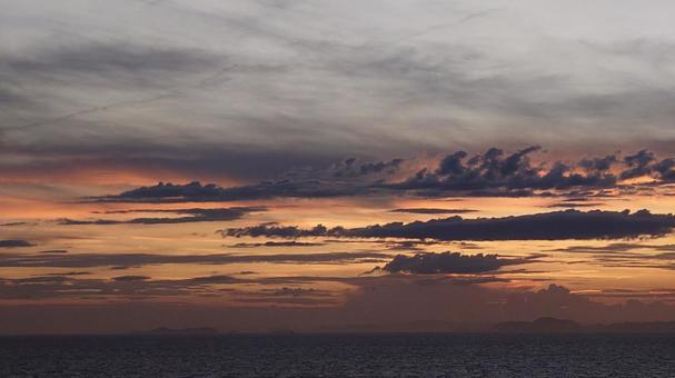 夕日 夕日の写真