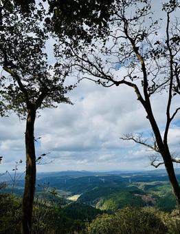 御岩山頂上から 御岩山頂上から 茨城県,御岩神社,御岩山の写真素材