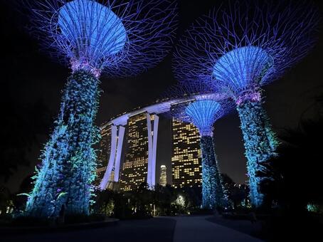 マリーナベイサンズ マリーナベイサンズ,シンガポール,シンガポール観光の写真素材