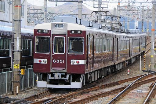 阪急電車 6300系 阪急電車 6300系 鉄道,電車,線路の写真素材