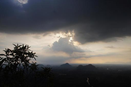 Photo, sky, cloud, mountain top, 