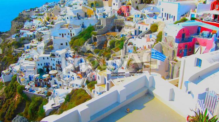 サントリーニ 7 イア,ギリシャ,サントリーニの写真素材