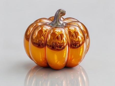 メタリックなかぼちゃの写真