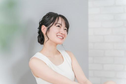 ビューティ・スキンケアイメージの女性 ビューティ,スキンケア,ダイエットの写真素材