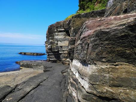 須佐ホルンフェルス 山口県,山口,萩市の写真素材