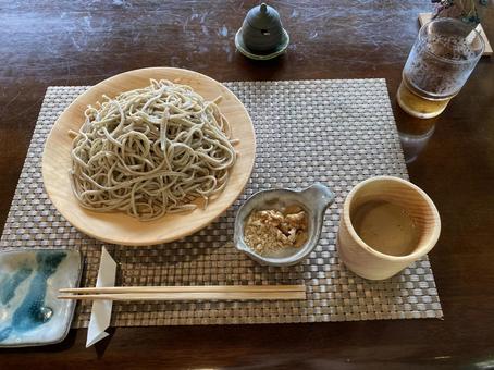 クルミそば〜十割そば 十割そば,蕎麦,手打ちそばの写真素材