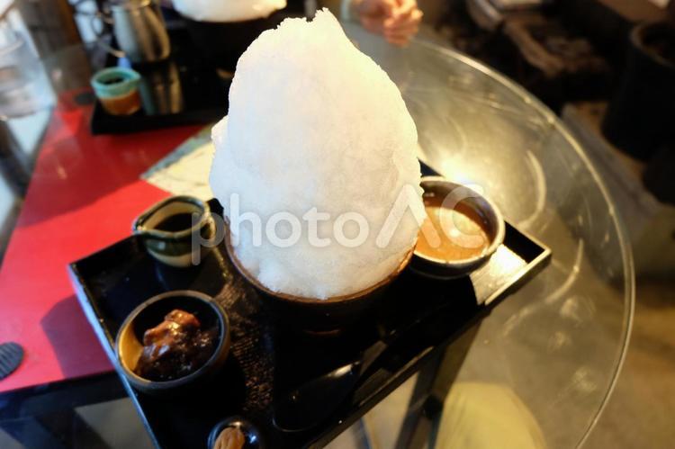 ふわふわかき氷 かき氷,暑い,夏の写真素材