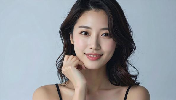 エレガントな女性モデル エレガントな女性モデルの写真