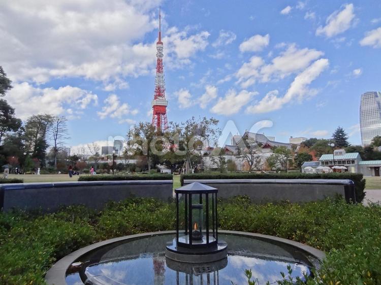 芝公園の平和の灯 芝公園,平和の灯,モニュメントの写真素材