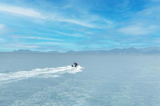 海と空と船 海,空,船の写真素材