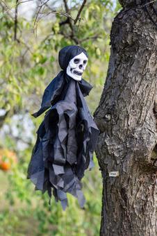 ハロウィンの飾り⒅の写真