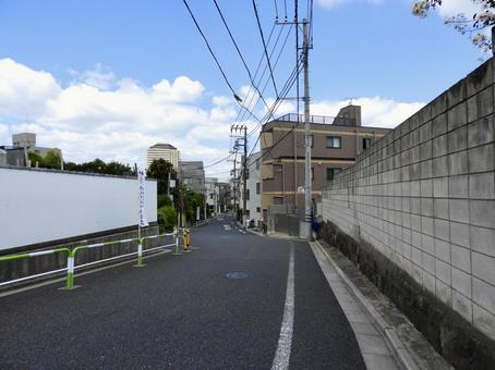 東京都文京区小石川3丁目の路地 東京都文京区小石川3丁目の路地の写真