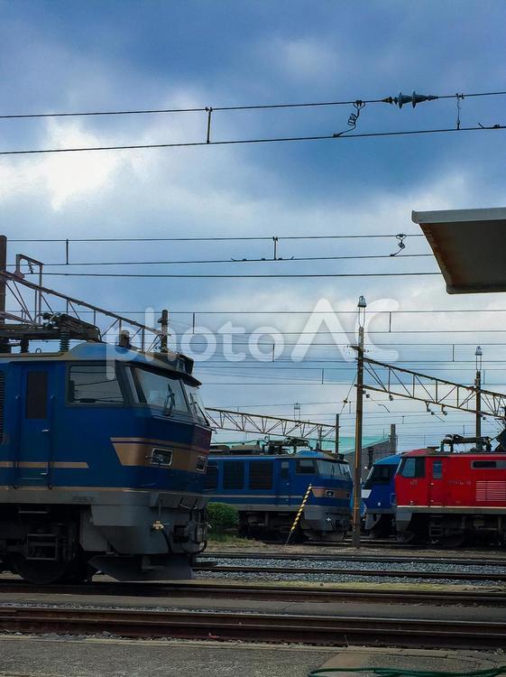 鉄道写真　〜電気機関車たち〜 鉄道,鉄道写真,風景の写真素材