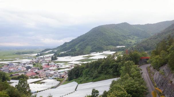 里山の風景 里山の風景の写真