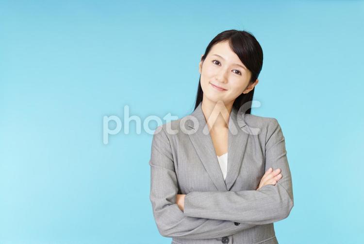 微笑むビジネスウーマン 女性,ビジネスウーマン,女の写真素材