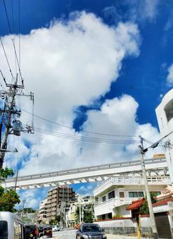 入道雲 夏,雲,入道雲の写真素材