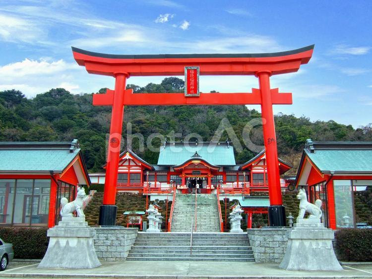 福徳稲荷神社（山口県下関市） 風景,絶景,旅の写真素材