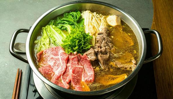 牛肉のしゃぶしゃぶ 牛肉のしゃぶしゃぶの写真