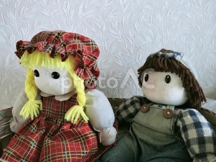 手作りの人形 手作り,ハンドメイド,ぬいぐるみの写真素材