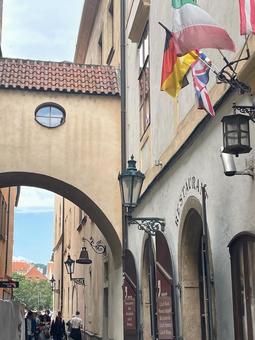 プラハの街並み プラハ,歴史ある,石造りの写真素材