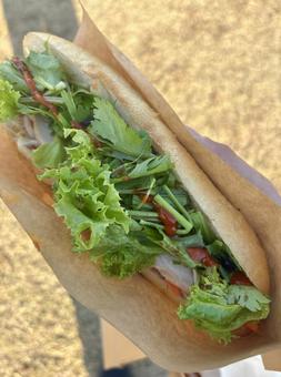 バインミー ベトナム,バインミー,具材の写真素材