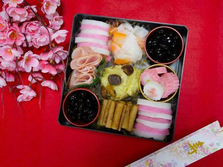 おせち料理.2 おせち料理,お正月,賀正の写真素材