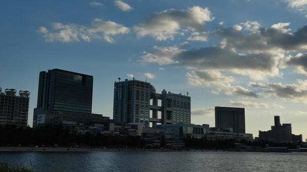 お台場・フジテレビ お台場・フジテレビ お台場,お台場海浜公園,フジテレビの写真素材