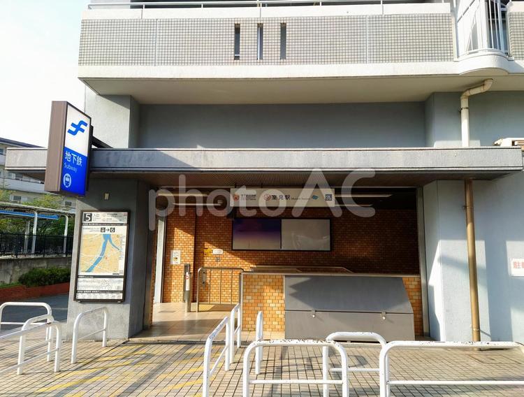 福岡市地下鉄空港線「室見駅」 室見駅,駅,福岡市地下鉄空港線の写真素材