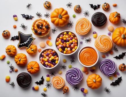 ハロウィンのお菓子の写真