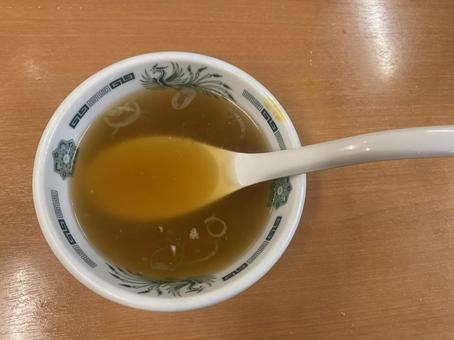 中華スープ レンゲ 茶碗 中華スープ レンゲ 茶碗の写真