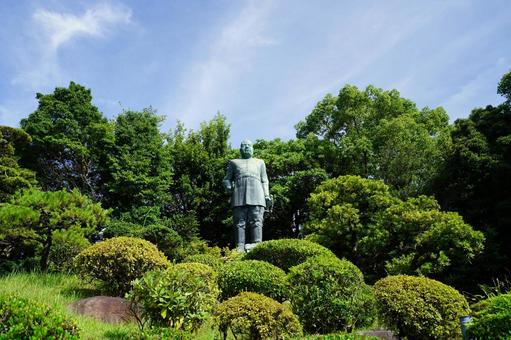 鹿児島 西郷隆盛銅像1 鹿児島 西郷隆盛銅像1 西郷隆盛銅像,西郷隆盛像,西郷隆盛の写真素材