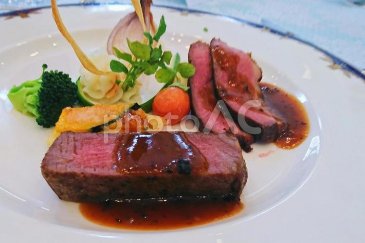 ステーキのイメージ ステーキ,牛肉,肉の写真素材