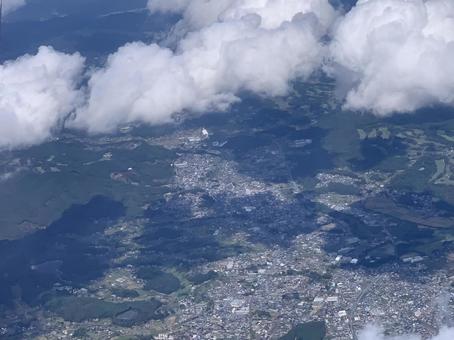 日高市上空 日高市上空 日高市,航空写真,空撮の写真素材