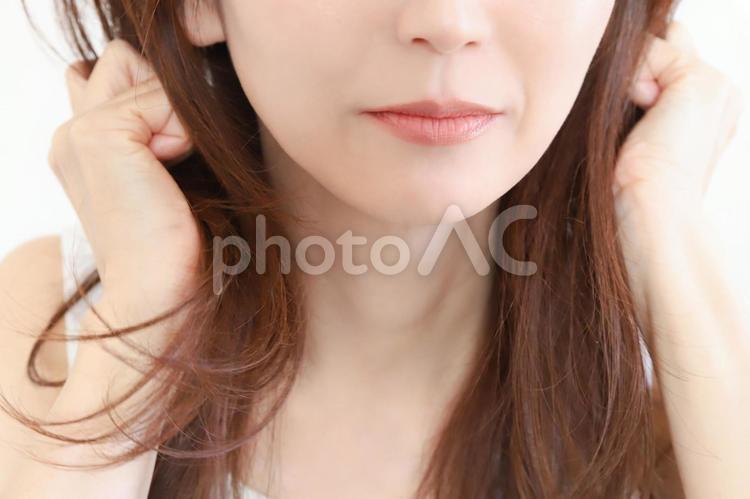 悩み　ダメージ 悩み,ダメージ,困るの写真素材