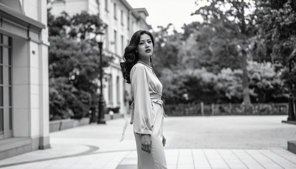 おしゃれでエレガントな日本人女性 おしゃれでエレガントな日本人女性の写真