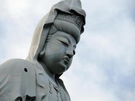 高崎白衣大観音 高崎白衣大観音,慈眼院,高崎観音の写真素材