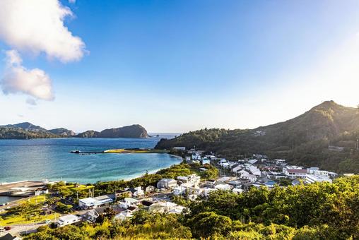 小笠原諸島 大神山公園山頂から望む絶景 小笠原諸島 大神山公園山頂から望む絶景 小笠原諸島,大神山公園,海の写真素材