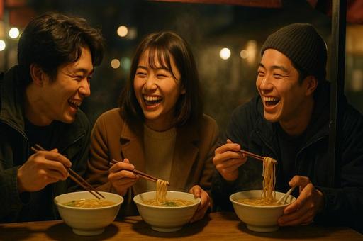 笑顔広がるラーメン時間 笑顔広がるラーメン時間の写真