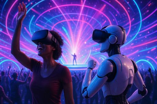 VRとロボットの未来体験 VRとロボットの未来体験の写真