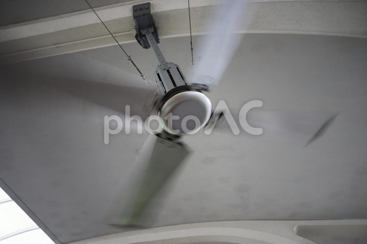天井の扇風機 扇風機,ファン,換気の写真素材
