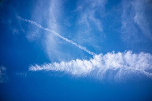 秋空 秋空 空,秋,雲の写真素材